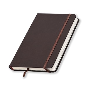 coi brown journal 240 pages hardcover ruled pages 55x 825-inch for men amp women
