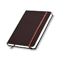 COI Brown Journal 240 Pages, Hardcover, Un- Ruled Pages, 5.5x 8.25-Inch for Men &amp; Women