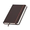 COI Brown Journal 240 Pages, Hardcover, Ruled Pages, 5.5x 8.25-Inch for Men &amp; Women