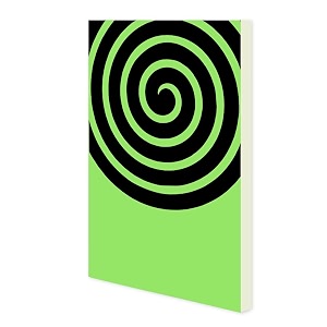 coi neon green notebook journal - a5 size 192 ruled pages 80 gsm natural shade