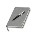 COI Textured Grey Organizer/Exclusive Faux Leather Notebook Diary, to Do List Planner Gift for Office Going Mother and Father with Pen
