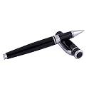 COI Black Full Matte Pen Set with Blue Ink and Executive Use Ball Point Pen (Black)