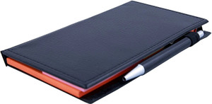 coi rust memo note padmemo note book with sticky notes  clip holder in diary style pocket-size note pad unruled 50 pages