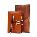 Coi Set of Two Pocket Diary/Memo Pad with Sticky Notes Diary for Business/Office Notepad with Pen.