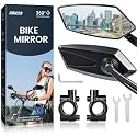 COICER 2pcs Bike Mirror Handlebar Mount, Rear View Mirror Bicycle Mirrors