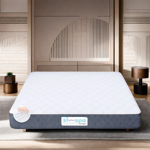 sleep spa twin plus 5 zone i-shape tech 5 inch single memory foam mattress