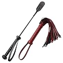 Coitak 2 PCS Riding Crop for Horse, 18 Inch Horse Whip, 20 Inch Riding Crop
