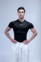 COITONIC Solid Men Round Neck Black T-Shirt