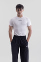 COITONIC Solid Men Round Neck White T-Shirt