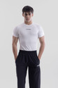 COITONIC Solid Men Round Neck White T-Shirt