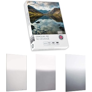 cokin square filter gradual nd creative kit - includes gnd 1-stop 121l gnd 2-stop 121m gnd 3-stop 121 for l z series holder - 100mm x 150mm