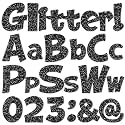 Colarr 144 Pcs Glitter Bulletin Board Letters for Classroom, Black, 4 Inch