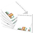 Colarr 24 Pcs Book Club Gifts Sticky Notes for Reading Club, Modern Style