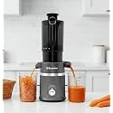 Brewine Cold Press Slow Juicer | 60 RPM High Nutrition Extraction | Wide Feeder | Reverse Function | Easy Clean Design | For Fruits & Vegetables