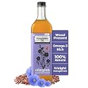 oRegion Cold Pressed Flaxseed Oil 500ml | Wood Pressed Kachi Ghani Alsi Ka Tel | Rich in Omega-3 | Supports Gut, Heart, Hair &amp; Skin