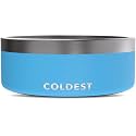 Coldest Dog Bowl - Anti Rust Metal, Non Slip, 3 Layers Insulated Stainless Steel Dog Bowls - Spill Proof &amp; Heavy Duty - Water Bowl for Dogs, Cats &amp; Pets, Dish Washer Safe (64 oz, Celestial Blue)