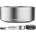 Coldest Dog Bowl - Anti Rust Metal, Non Slip, 3 Layers Insulated Stainless Steel Dog Bowls - Spill Proof &amp; Heavy Duty - Water Bowl for Dogs, Cats, Dish Washer Safe (64 oz, Polished Stainless Steel)