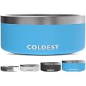 Coldest Dog Bowl, Insulated Stainless Steel Bowl (Celestial Blue, 100 oz)