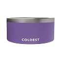 Coldest Dog Bowl, Insulated Stainless Steel Bowl (Galaxy Purple, 200 oz)