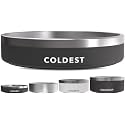 Coldest Dog Bowl, Insulated Stainless Steel Bowl (Stealth Black, 21 oz)