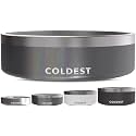 Coldest Dog Bowl, Insulated Stainless Steel Bowl (Stardust Glitter, 42 oz)
