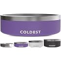 Coldest Dog Bowl, Insulated Stainless Steel Bowl (Galaxy Purple, 42 oz)