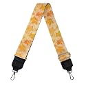 Coldinair Fall Maple Leaf Wide Shoulder Strap Hearts Guitar Strap for Purse Replacement Adjustable Crossbody Bag Straps Handbag Crossbody Bags Shoulder Bags
