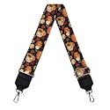 Coldinair Thanksgiving Purse Straps Replacement Pumpkin Sunflower Wide Crossbody Bag Strap Adjustable Wide Guitar Straps for Handbags Luggage Strap