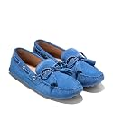 Cole Haan Womens Gissella Drivers Dutchblue Suede 7.5 Medium