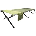 Coleman Trailhead Easy-Step Folding Cot with Foot Lock, Side Table & Pocket