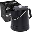 COLETTI Scoutmaster Coffee Percolator Camping — The Ultimate Camping Coffee Maker [Black - 24 Cup]