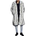 Colf Men's Winter Fluffy Lapel Faux Fur Coat Jacket