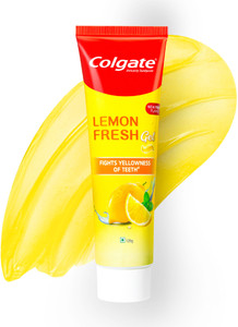colgate lemon fresh anti-yellowness gel toothpaste 120 g