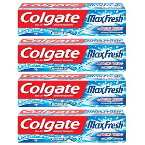 colgate freshness max fresh toothpaste - 150 g buy 3 get 1 free peppermint ice