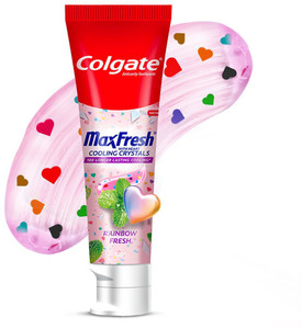 Colgate MaxFresh Rainbow Triple Mint Gel Toothpaste