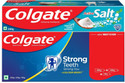 Colgate Strong Teeth and Active Salt Toothpaste
