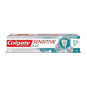 colgate sensitive plus toothpaste for instant relief from sensitivity with pro argin formula 70g