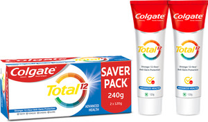 colgate total advanced health antibacterial whole mouth combo pack toothpaste 240 g