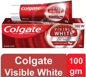 colgate visible white 1 shade whiter in 1 week-toothpaste 100 g toothpaste 100 g