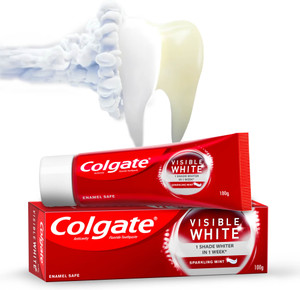 colgate visible white teeth whitening starts in 1 week toothpaste 100 g