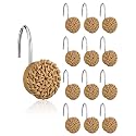 Colingmill 12 Pcs Boho Knots Shower Curtain Hooks for Hangers Decor