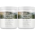 Collagen Peptides Powder Grass-Fed Pasture-Raised Hydrolyzed Collagen Powder, Type I & III Hair, Nails, Skin and Joints, Non-GMO, Paleo & Keto, Unflavored, 16 Fl oz. 2 Pack, 45 Servings