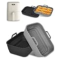 Collapsible Air Fryer Silicone Liners 2-Pack for Bella 4Qt Slim Air Fryer