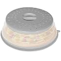 Collapsible Microwave Splatter Cover, Grey