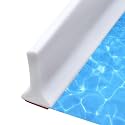Collapsible Shower Water Guard Water Splash Guard Water Dam Barrier Shower Threshold for Shower Stall, Stay Dry Retainer for Wet and Dry Separation for Bathroom (39") …