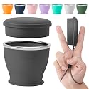 Collapsible Travel Cup, Foldable Water Cup with Lid, for Travel