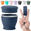 Collapsible Travel Cup, Foldable Water Cup with Lid, for Travel
