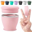 Collapsible Travel Cup, Foldable Water Cup with Lid, for Travel