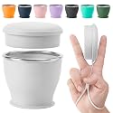 Collapsible Travel Cup, Foldable Water Cup with Lid, for Travel