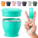 Collapsible Travel Cup, Foldable Water Cup with Lid, for Travel